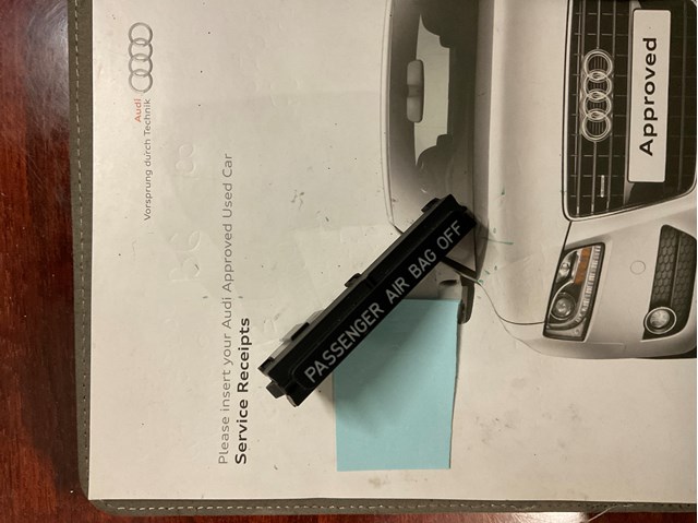 Botón de desactivación del airbag Volkswagen Passat ALLTRACK B8 familiar (3G5, CB5) (2015 - 2026) precio, desde 4,94 EUR