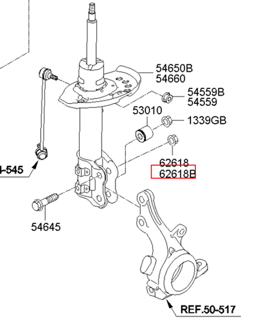 626184R000 Hyundai/Kia