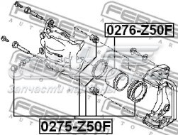 0276Z50F Febest émbolo, pinza del freno delantera