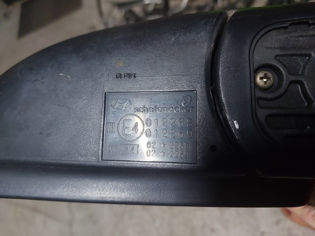 012268 Hyundai/Kia Espejo derecho