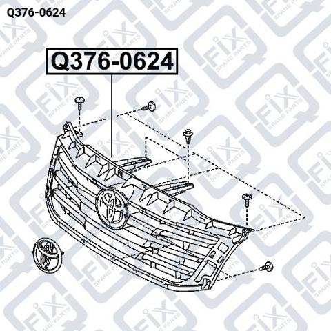 Q376-0624 Q-fix panal de radiador