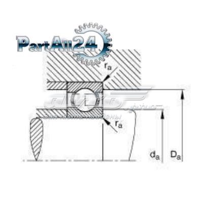 Rodamiento alternador 6303DDUC3 NSK