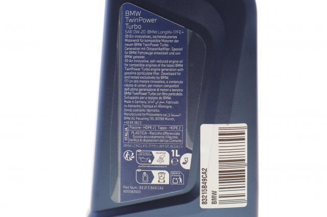 Comprar 83215B49CA2 BMW Aceite de motor