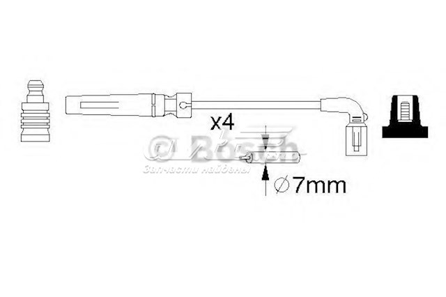 Juego de cables de bujias Bosch 986356987 precio, desde 28,35 EUR