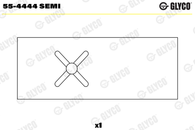 Buje de biela Glyco 554444SEMI