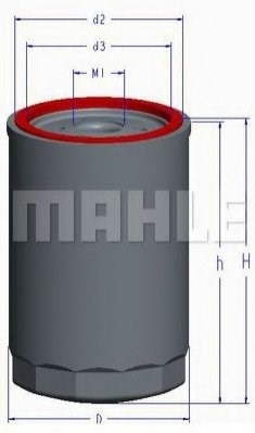 OC 1 Mahle Original filtro de aceite