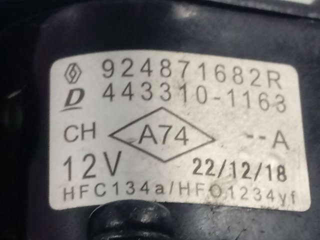 Válvula TRV del aire acondicionado 924871682R Renault (RVI)