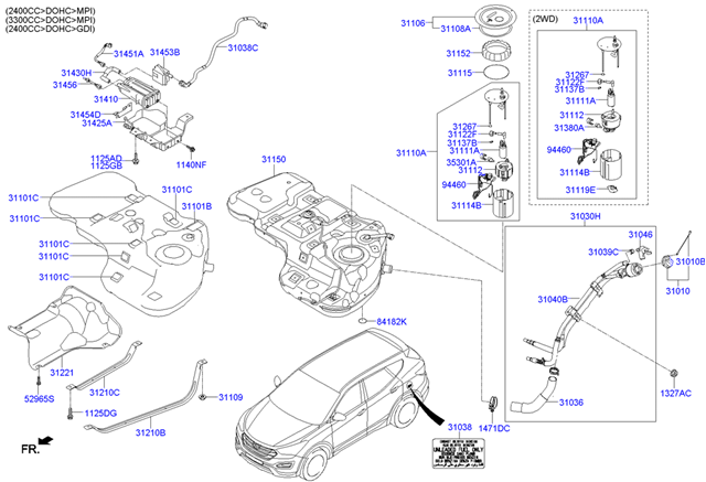  Hyundai/Kia 314252W000 precio, desde 46,31 EUR