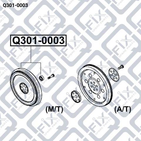 Volante motor Q3010003 Q-fix