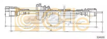 S2.4103 Cofle cable para velocimetro