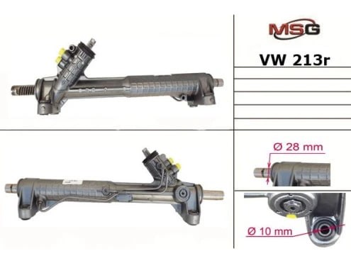 Cremallera de dirección VW213R MSG Rebuilding