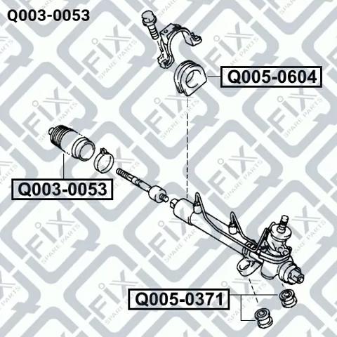 Q003-0053 Q-fix fuelle, dirección