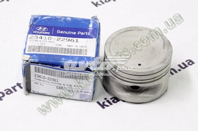 2341022961 Hyundai/Kia pistón con bulón sin anillos, cota de reparación +0,25 mm