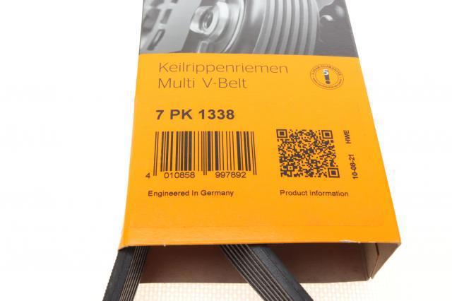 Correa de alternador 7PK1338 Continental/Siemens