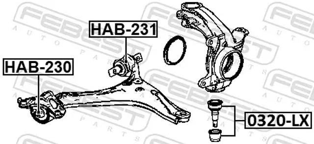 Comprar O24013WB RBI Silentblock