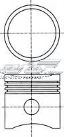 87-450007-00 Goetze pistón completo para 1 cilindro, cota de reparación + 0,50 mm