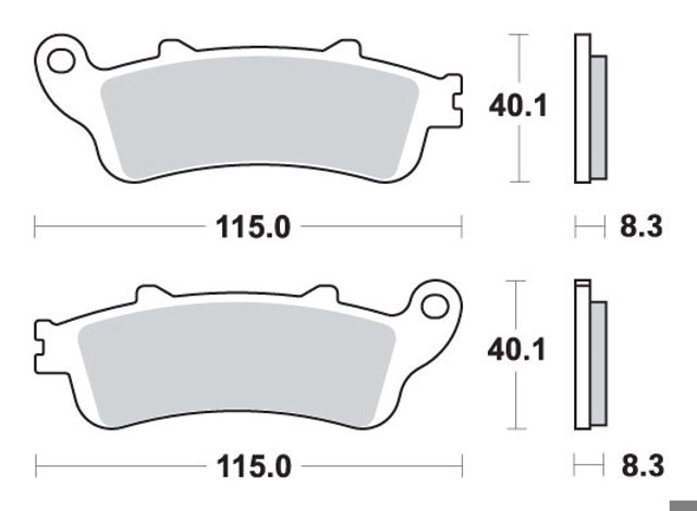 Pastillas de freno delanteras SBS 736LS