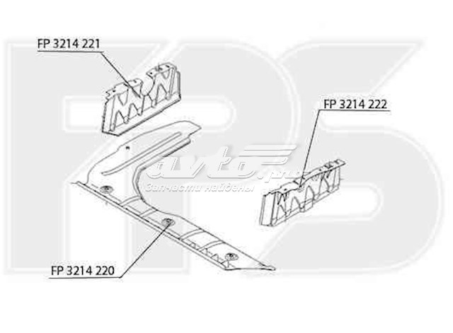 Comprar FP3214220 FPS Protección delantera del motor