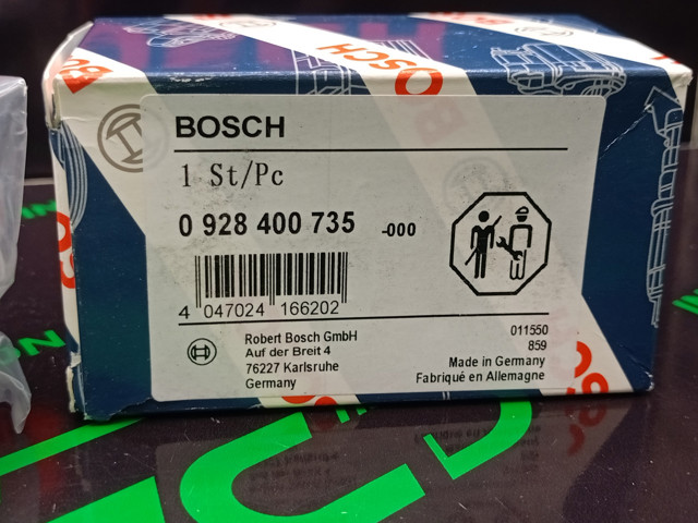 Válvula reguladora de presión del sistema common rail 0928400735 Bosch