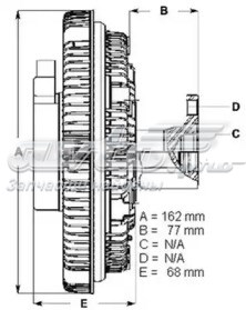 Embrague, ventilador del radiador BERU LK117