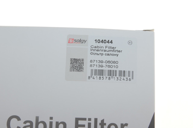 Filtro de polen Solgy 104044