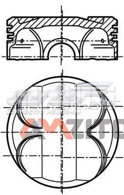 081 PI 00101 000 Mahle Original tensor, cadena de distribución