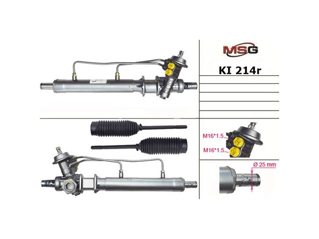 KI210R MSG Rebuilding Cremallera caja de direccion