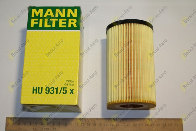 HU9315X Mann-Filter Filtro aceite