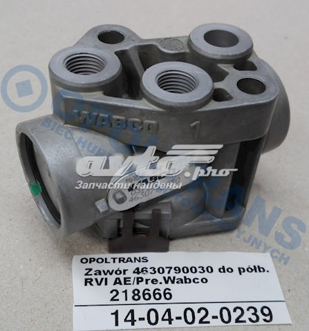 Válvula divisora WABCO 4630790030