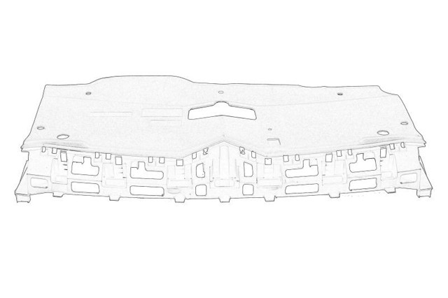 Deflector de aire, radiador, superior Citroen C5 (RD/X7)