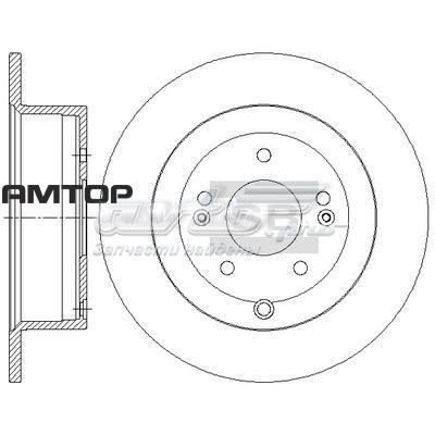 Disco de freno trasero Sangsin SD1082 precio, desde 55,78 EUR