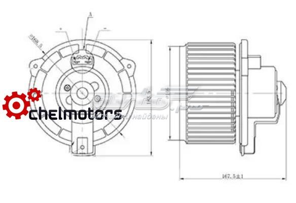 Ventilador habitáculo LFH1950 Luzar