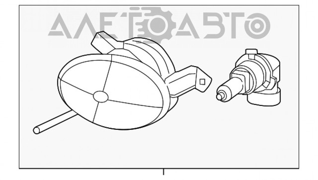 FP 7411 H2-E Depo/Loro faro antiniebla derecho