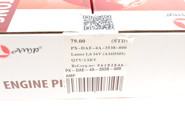 Comprar PXDAE4A3538000 AMP/Paradowscy Pistón con bulón sin anillos, STD