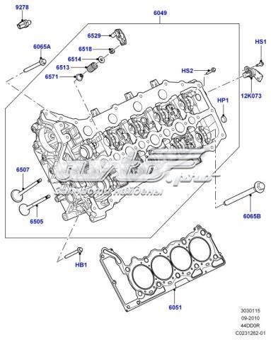 LR022899 Land Rover junta de culata derecha