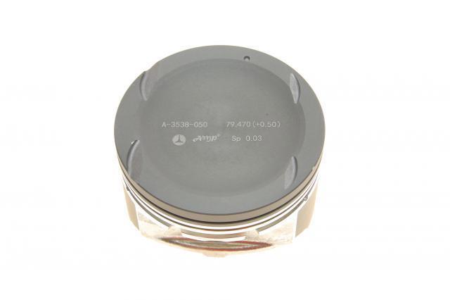 Pistón con bulón sin aros, sobremedida (+0,50 mm) PXDAE4A3538050 AMP/Paradowscy