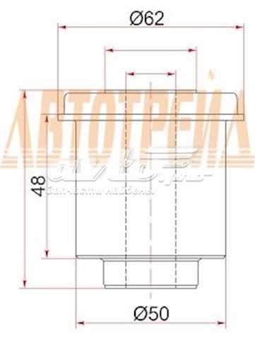 STMR992256 SAT silentblock de suspensión delantero inferior