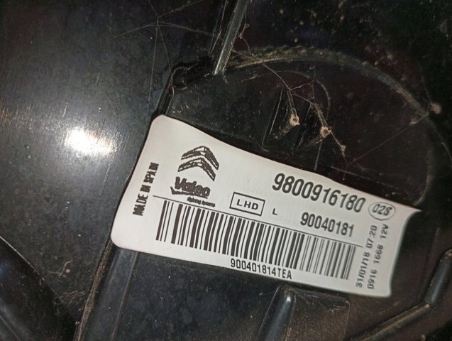 9800916180 Peugeot/Citroen Piloto trasero izquierdo