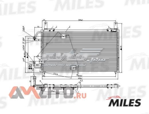 ACCB005 Miles condensador aire acondicionado