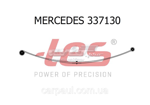 Comprar 3371300019ZT TES Ballesta de suspensión trasera