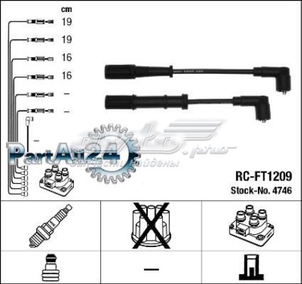 Cables de bujías RCFT1209 NGK