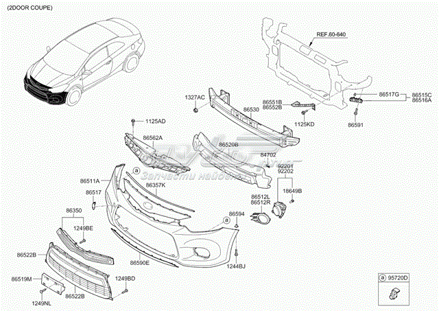 Rejilla Hyundai/Kia 86350A7810