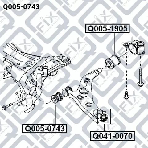 Comprar Q0050743 Q-fix Silentblock