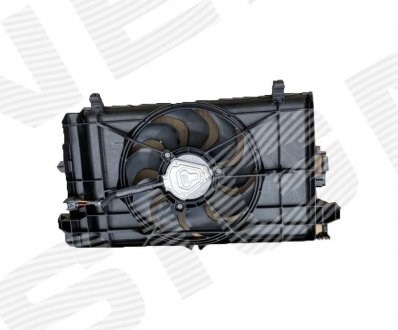 Difusor de radiador, ventilador de refrigeración, condensador del aire acondicionado, completo con motor y rodete Tesla Model 3 (5YJ3)