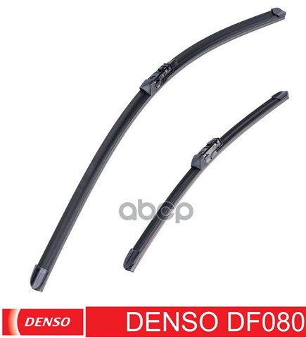 DF080 Denso juego de limpiaparabrisas de luna delantera, 2 piezas