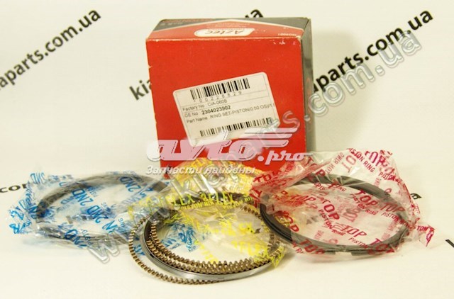 Juego de aros de pistón para motor, sobremedida (+0,25 mm) Hyundai/Kia 230402G921 precio, desde 236,35 EUR