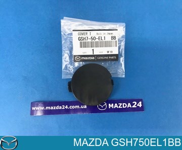 GSH750EL1BB Mazda Tapa de gancho de remolque trasero del parachoques