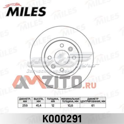 K000291 Miles freno de disco delantero