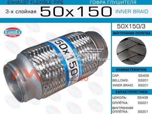 50x1503 Euroex chapa ondulada del silenciador