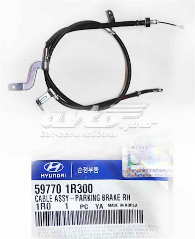 597701R300 Hyundai/Kia cable de freno de mano trasero derecho